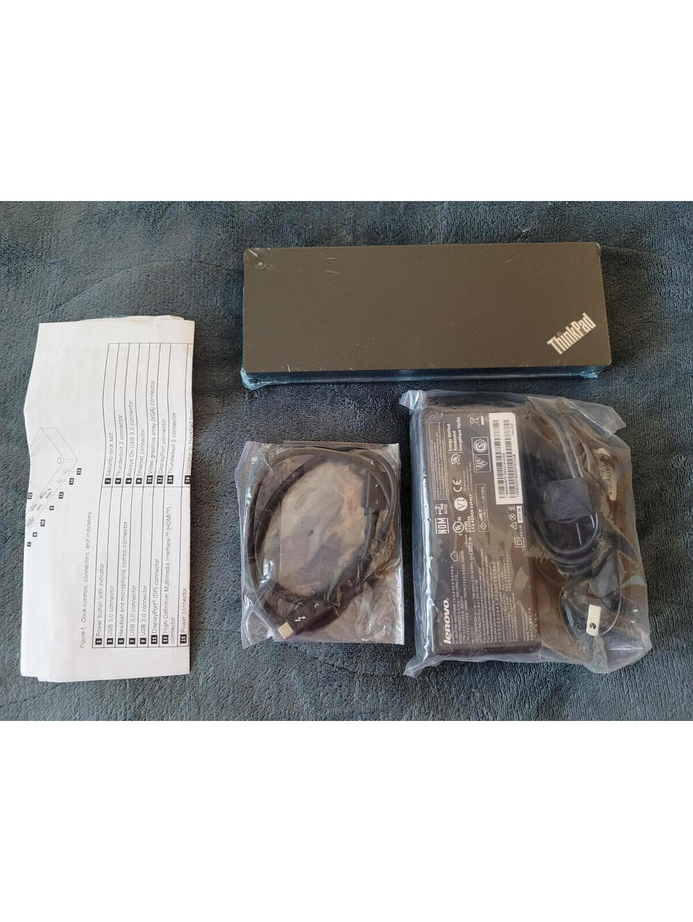 Lenovo ThinkPad Thunderbolt 3 Dock Gen 2 US Docking Station 40AN0135US Open Box